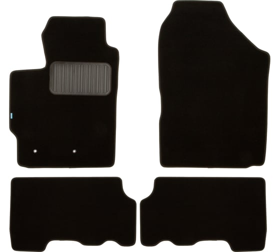 Коврики в салон Klever, Premium TOYOTA Yaris АКПП 2003-2009, хб., 4 шт. КLEVER03481022110kh