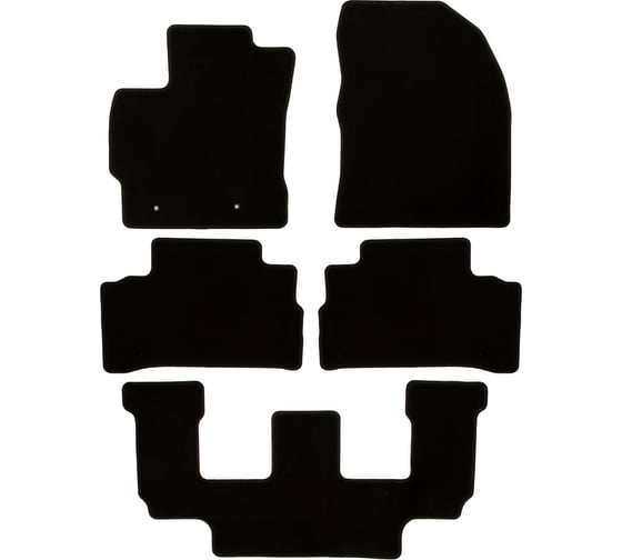 Коврики в салон Klever, Econom TOYOTA Verso АКПП 2009-2012, мв., 5 шт. текстиль, КLEVER01482001200k 1