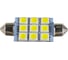 Автолампа диод SKYWAY T11*C5W* 12V 9 SMD диодов1-контактная Белая Салон, номер S08201188 5