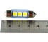 Автолампа диод SKYWAY T11*C5W* 12V 3 SMD Блистер с цоколем 1-конт Белая Cалон,номер S08201351 5