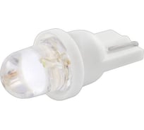 Автолампа диод SKYWAY T10W5W12V 1LED Блистер EXTRA LIGHT без цоколя, 1-конт, белая, габариты, номер S08201141