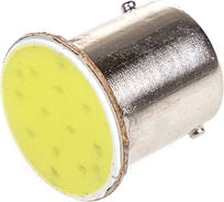 Автолампа диод SKYWAY S25P21W 12V 1 COB Блистер с цоколем, 1-конт, белая, компл. 2 шт. габариты S08201325