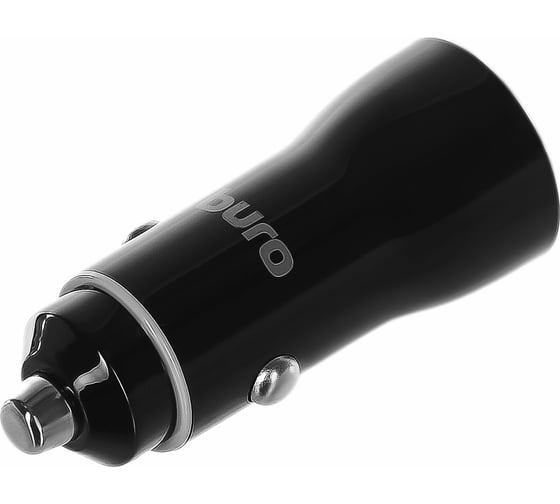 Автомобильное зарядное устройство BURO BUCN1 18W 3A (PD+QC) USB-C/USB-A универсальное, черный BUCN18P110BK 1656962