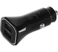 Автомобильное зар./устр. BUCM1 18W 3A (QC) 2xUSB универсальное черный (BUCM18P200BK) BURO 1656981