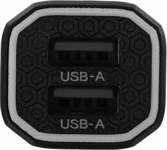 Автомобильное зар./устр. BUCM1 18W 3A (QC) 2xUSB универсальное черный (BUCM18P200BK) BURO 1656981