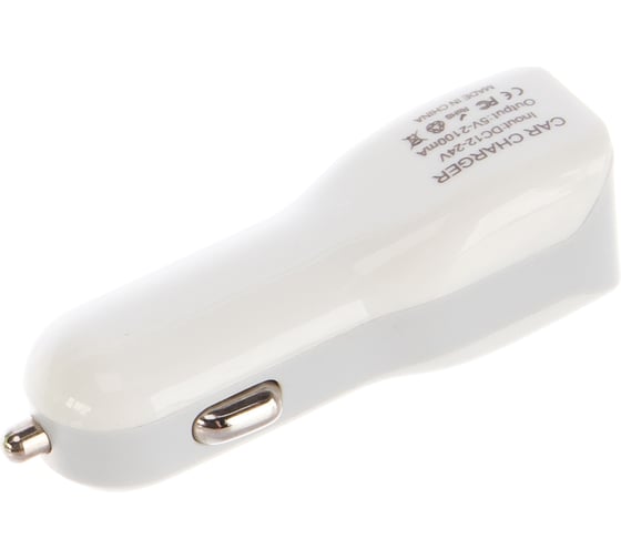 Автомобильное зарядное устройство с двумя разъемами PERFEO USB 1А + 2.1A 30012043