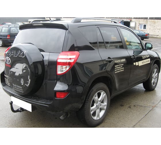 Фаркоп Steinhof для Toyota RAV4 с запасным колесом на двери 2006-2013 Тип шара AH T-189