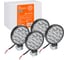 Светодиодная фара Airline круглая, 14 LED направленный свет, 14W (83x83x22) 12V, комплект 4 шт. STANDART ALED035 1