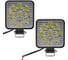 Светодиодная фара Airline квадратная, 9 LED направленный свет, 9W (83x83x22) 12V, 2 шт. ALED022 2