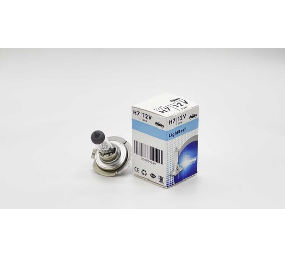 Автомобильная галогенная лампа LightBest h7, 12v, 55w, px26d 700809049