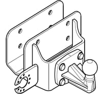 Фаркоп Westfalia на Toyota Hilux 2010-2015 тип шара G 335408600001