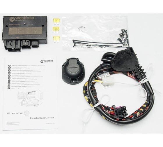 Комплект электрики фаркопа Westfalia для Porsche Macan 04/2014, 13-пин 327068300113