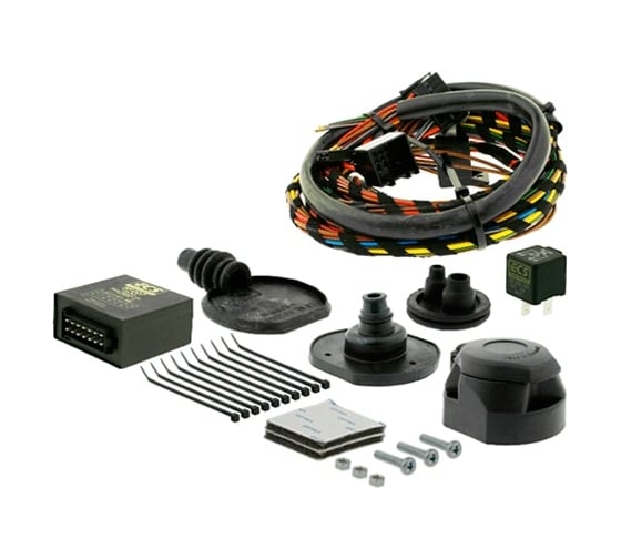 Комплект электрики фаркопа Westfalia для Mercedes A-Class w176 09/2012-2018, B-Class w246 11/2011-2019, CLA-Class c117 01/2013-2019, GLA-Class x156 03/2014-2020, 7-пин 313398300107