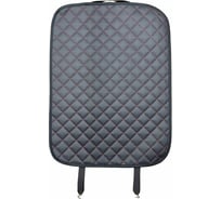 Защитная накидка на спинку сиденья A2DM экокожа, ромб черный/красный 118002