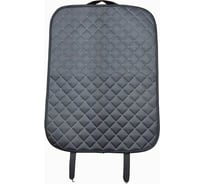 Защитная накидка на спинку сиденья A2DM экокожа, ромб черный/белый 118001