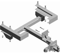 Фаркоп Трейлер для ГАЗ 2705, 33023, 3221 (Газель фургон) тип шара Т 2705.K2