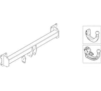 Фаркоп WESTFALIA на Volvo S60 Cross Country 2019-, Volvo V60 Cross Country 2019- тип шара AV 320182600001