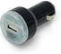 Автомобильный USB-адаптер Jilion 1USB 1000 мА, чёрный 9537011 1