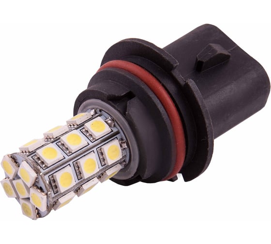 Автолампа диод HB1 SKYWAY 12V 27 SMD диодов 1-конт Белая Ближний, дальний, противотуманные min2 S9004  5050-27