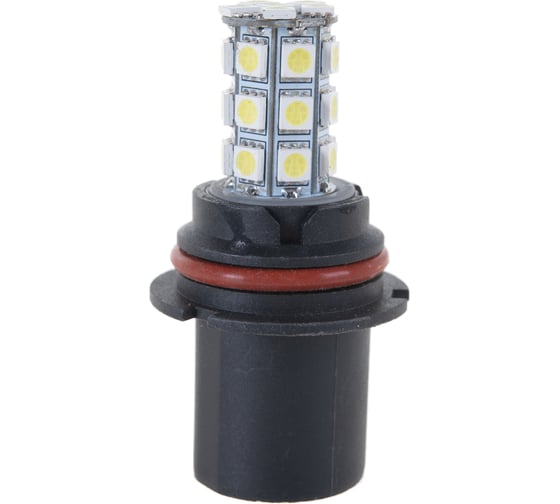 Автолампа диод HB1 SKYWAY 12V 27 SMD диодов 1-конт Белая Ближний, дальний, противотуманные min2 S9004  5050-27