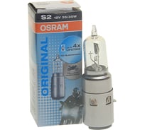 Автолампа Osram S2 BA20d 12V 64327