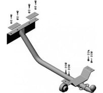 Фаркоп для ВАЗ, 3, 4, 4 М, 2131 (Нива) тип шара H Трейлер 2121