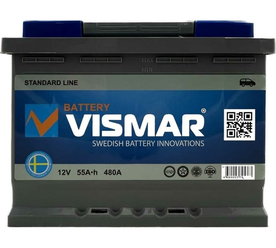 АКБ VISMAR ST 6СТ-55 N R-0 480А 242/175/190 4660003795332