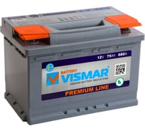 АКБ VISMAR PR 6СТ-75 L L-1 680А 278/175/190 8699358010223