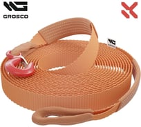 Динамическая стропа Grosco 10т, 7м, крюк/петля, рывковый трос для буксировки авто до 5 тонн BTD1007HL