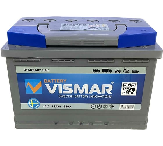 АКБ VISMAR ST 6СТ-75 N R-0 680A 276/175/190 4660003793871