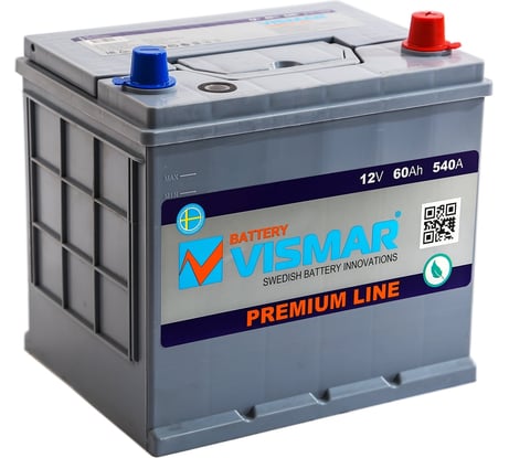 АКБ VISMAR PR ASIA 6СТ-60 L R-0 540А 230/172/225 8699358010636