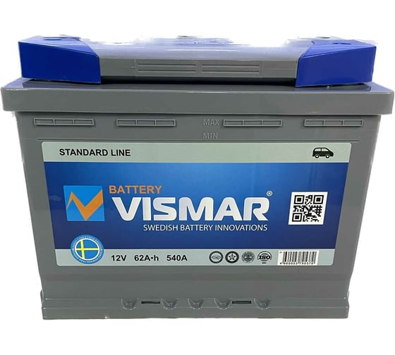 АКБ VISMAR ST 6СТ-62 N R-0 540А 242/175/190 4660003795370
