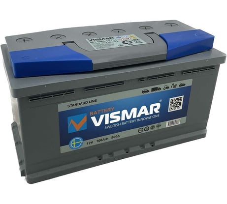 Аккумуляторная батарея VISMAR ST 6СТ-100 N L-1 800A 353/175/190 4660003793888