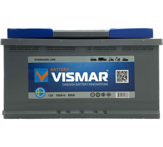 Аккумуляторная батарея VISMAR ST 6СТ-100 N L-1 800A 353/175/190 4660003793888