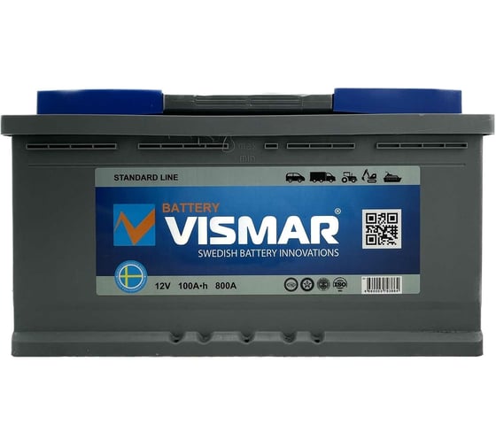АКБ VISMAR ST 6СТ-100 N R-0 800A 353/175/190 4660003793864