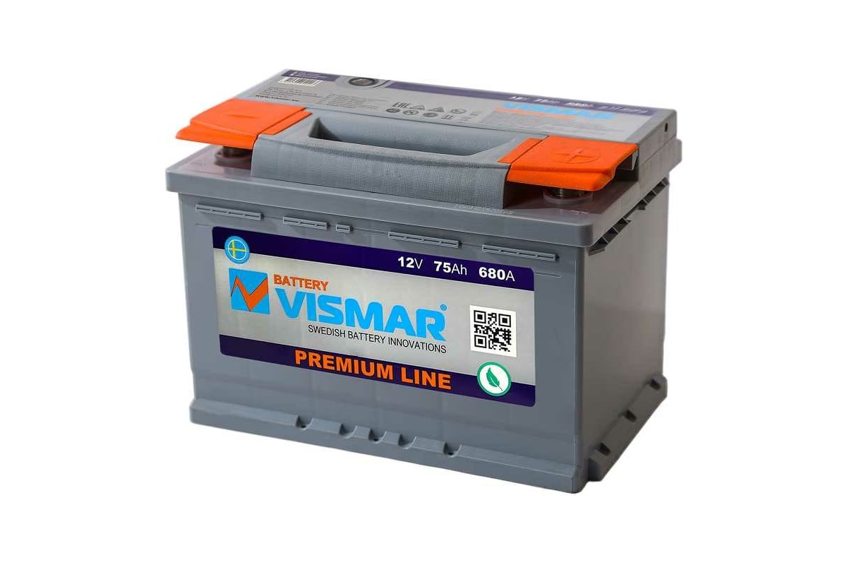АКБ VISMAR PR 6СТ-75 LOW L R-0 680А 278/175/175 8699358030023 ...