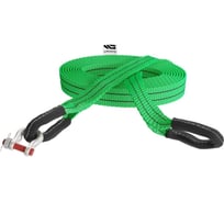 Динамическая стропа Grosco 8т, 3м, скоба/петля, рывковый трос для буксировки авто до 4 тонн BTD0803SL