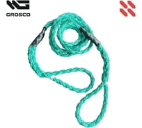 Динамическая стропа Grosco 12т, 6м, петля/петля, рывковый трос для буксировки авто до 6 тонн BTD1206LL