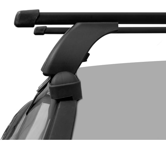 Багажная система LUX с дугами 1,1м прямоугольными в пластике для Toyota Yaris P2 Hatchback 693138