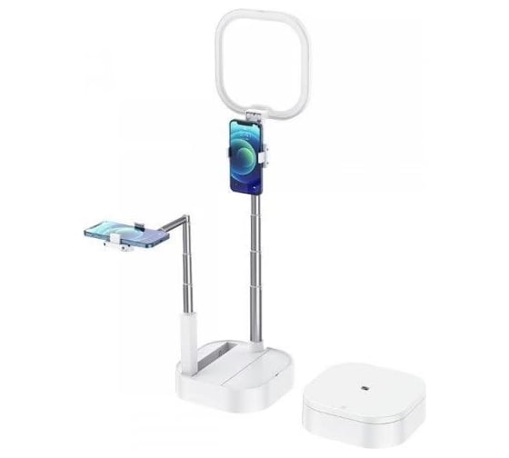 Держатель для смартфона USAMS US-ZB240 ZB24001 телескопический, белый УТ000029550