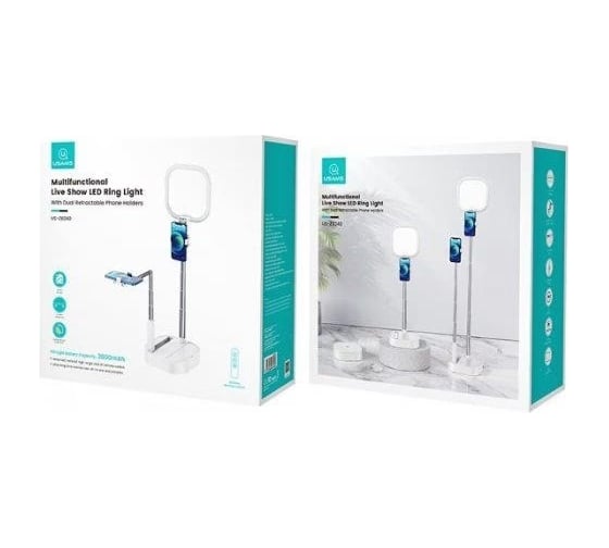 Держатель для смартфона USAMS US-ZB240 ZB24001 телескопический, белый УТ000029550