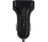 Автомобильное зарядное устройство USAMS CC87TC01 2 USB, модель US-CC087, 2.1 А, черный УТ000019972 2