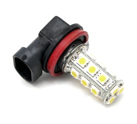 Светодиод МАЯК WHITE 12V, Н11, 18SMD, 5630, PGJ19-2, блистер 12H11-W\18SMD\5630\BL