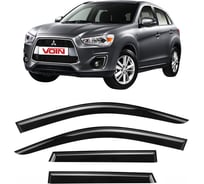 Дефлекторы окон для автомобиля VOIN Mitsubishi ASX 2010-н.в. Peugeot 3008, Citroen C4-Aircross, кроссовер, Дефлекторы окон для а, м Mitsubishi ASX 2010-н.в. Peugeot 4008  DEF00786