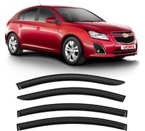 Дефлекторы окон для автомобиля VOIN Chevrolet Cruze 2012-2015, хетчбек, накладные, 4 шт. DEF00777