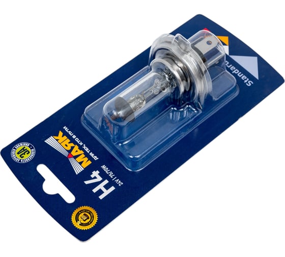 Автомобильная лампа МАЯК Н4, 24V, 75/70W, P43t, блистер 54430/BL