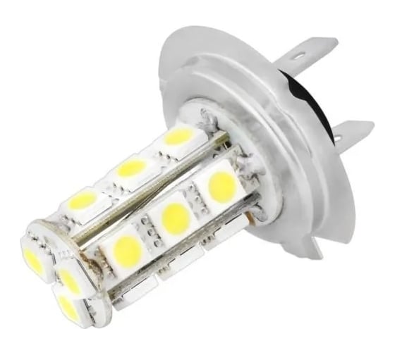 Светодиод МАЯК WHITE 24V, Н7, 18SMD, PX26d, 5500 K, блистер 24H7-W\18SMD\BL