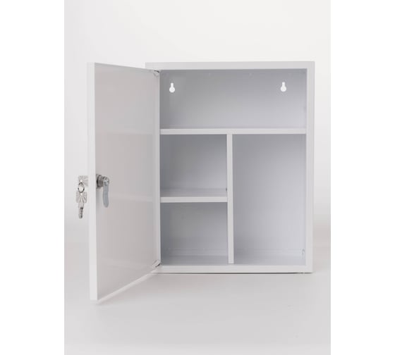 Металлическая аптечка для медикаментов НАЮ с ящиком, 380x300x160 АБ-380