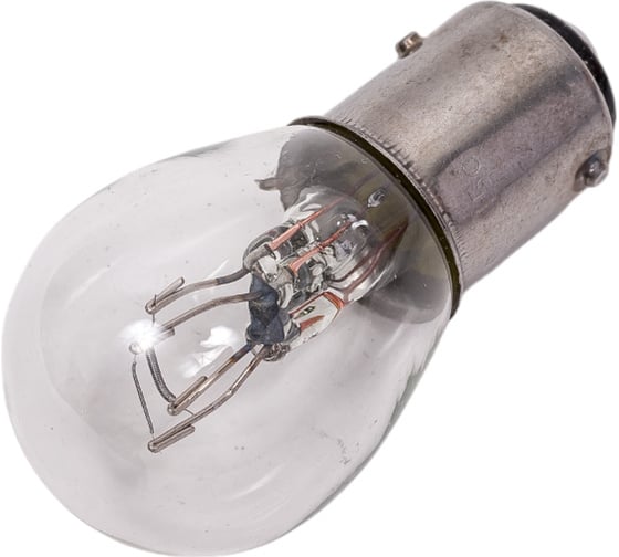 Автомобильная лампа МАЯК P21/4W, 12V, 21/4W, BAZ15d, смещенный цоколь, упаковка 10 шт, габариты+стоп 4610017087558 61214/10