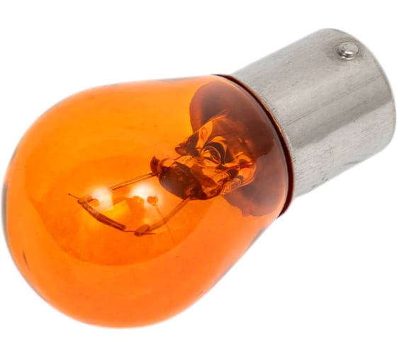 Автомобильная лампа МАЯК ORANGE PY21W, 12V, 21W, BAU15s, смещенный цоколь, упаковка 10 шт 61218ORANGE/10